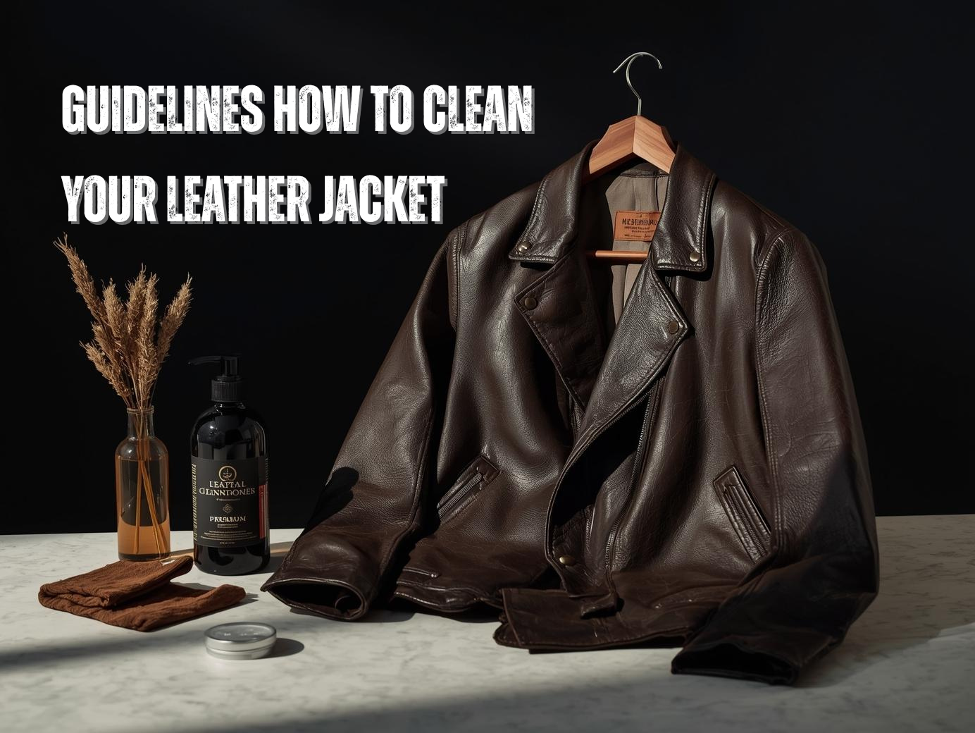 how to clean your leather jacket